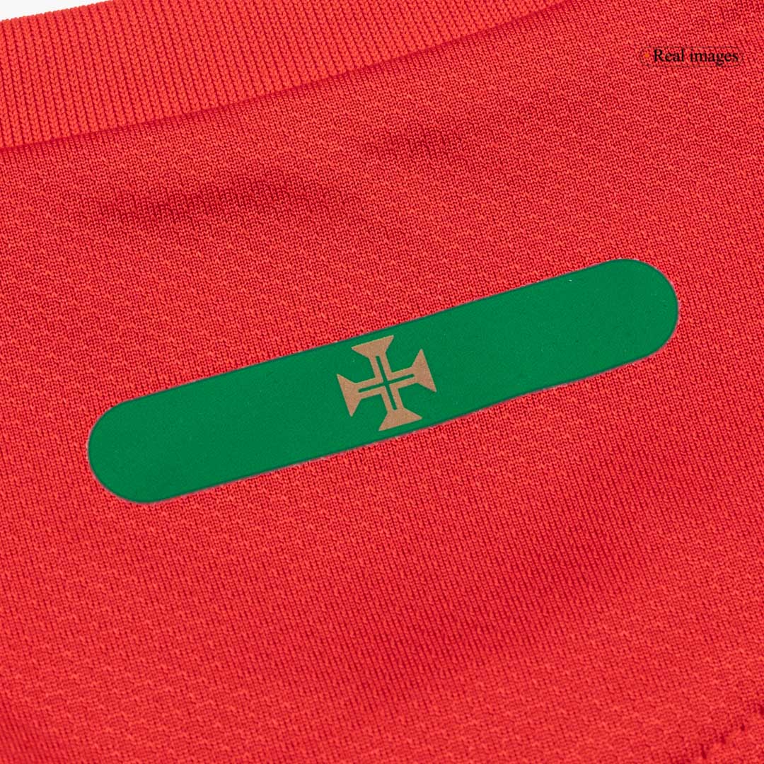 Retro Portugal Mens Home Soccer Jersey 2010 Red