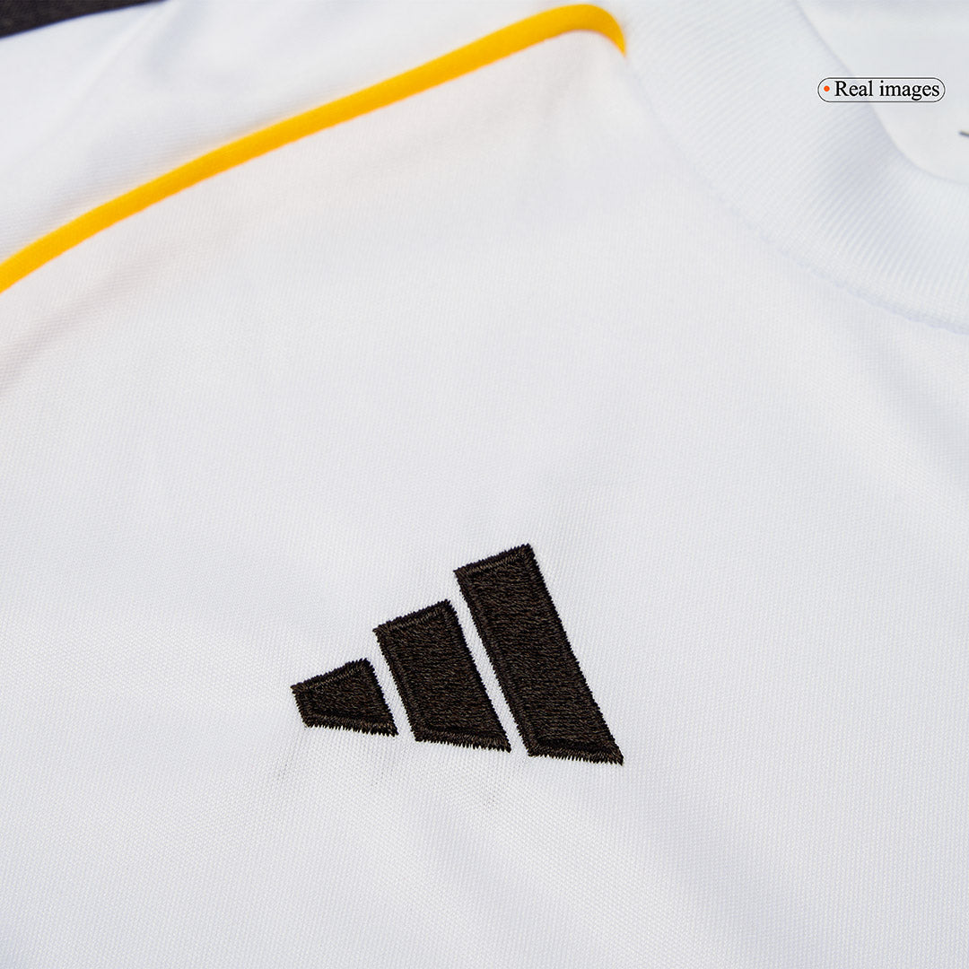Real Madrid Mens Home Long Sleeve Soccer Jersey 2025/26 White