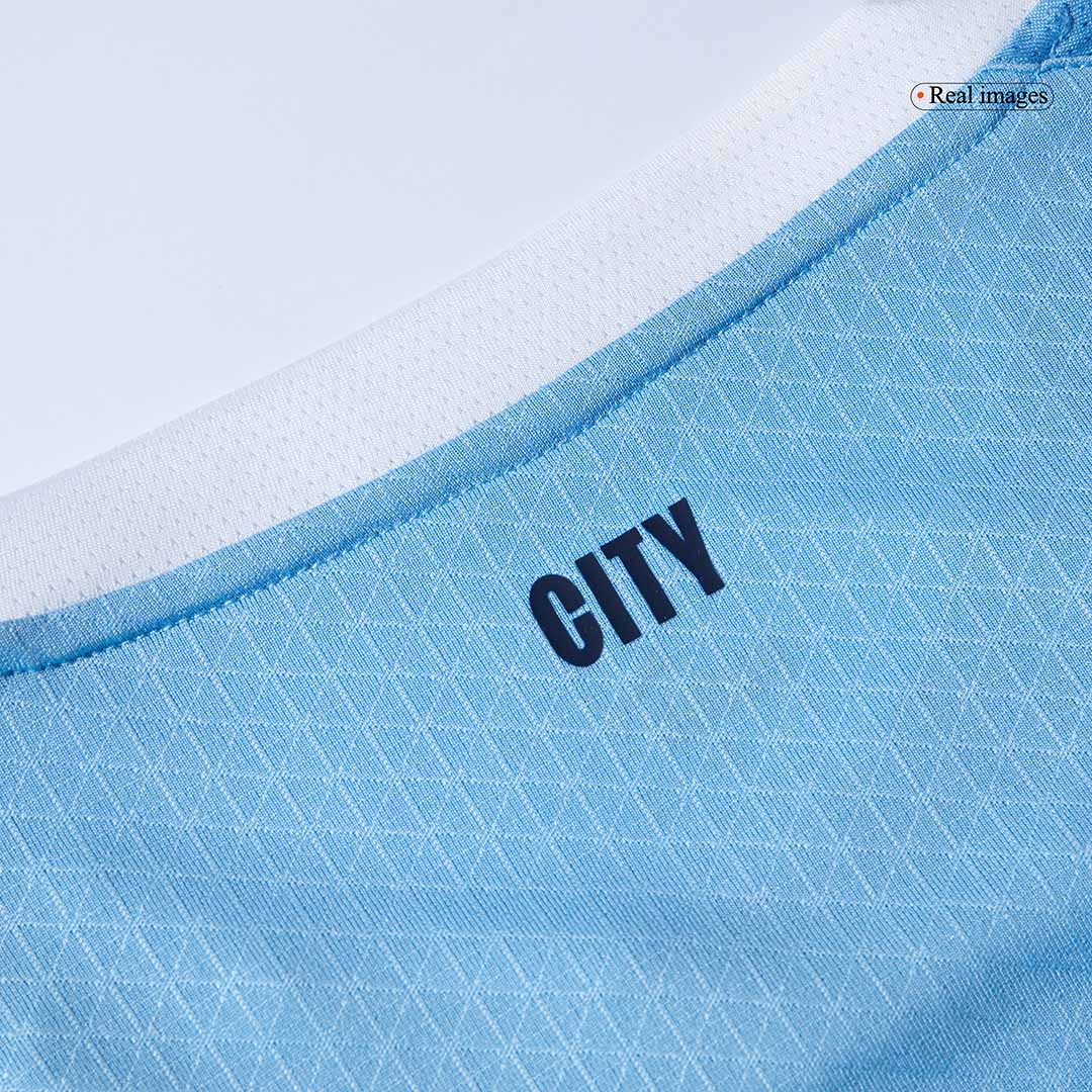 RODRIGO #16 Manchester City Mens Home Soccer Jersey World Cup 2025/26 Blue - Player Version