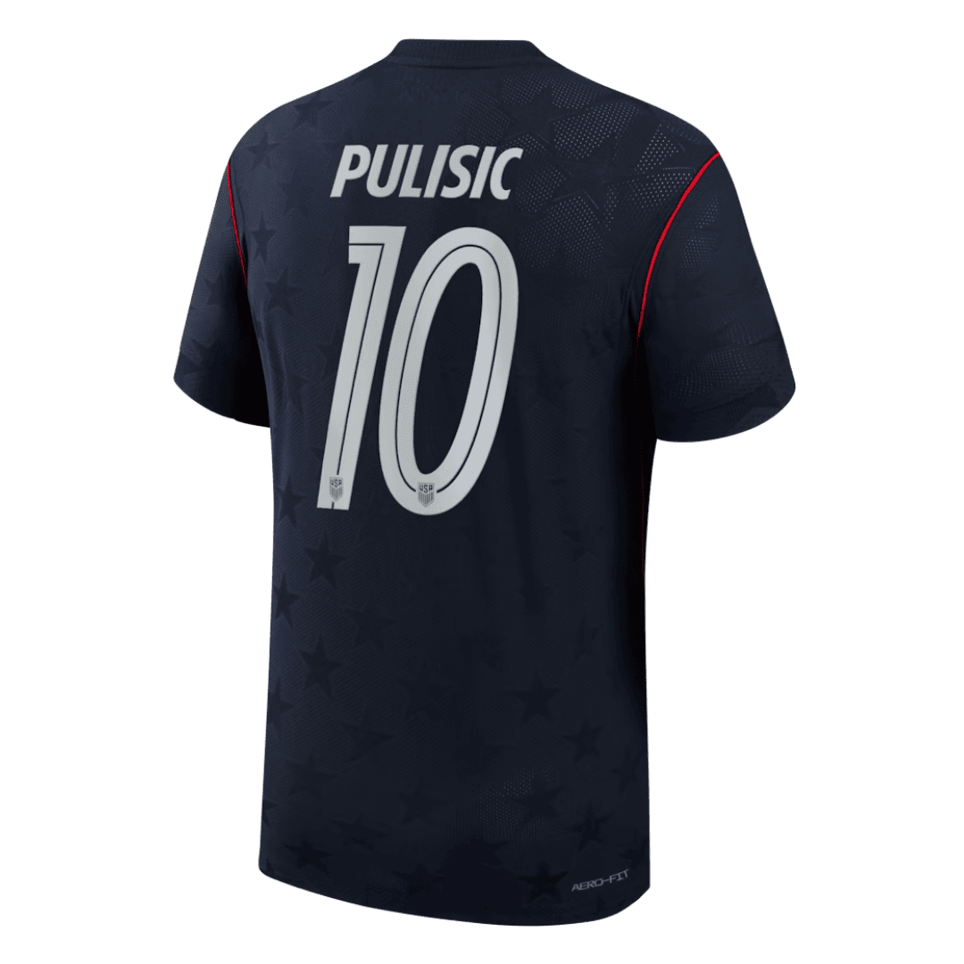 PULISIC #10 USA Mens Away Soccer Jersey World Cup 2026 Black - Player Version