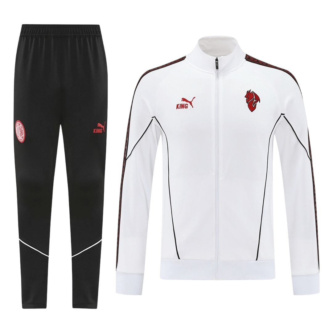 AC Milan Mens Training Tracksuit Kit 2025/26 White