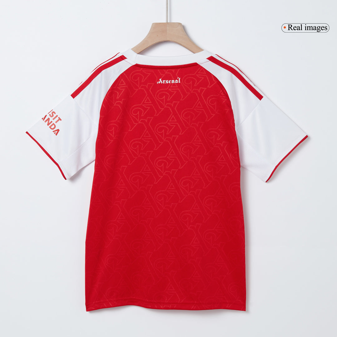 Arsenal Kids Home Soccer Full Set 2025/26 Red