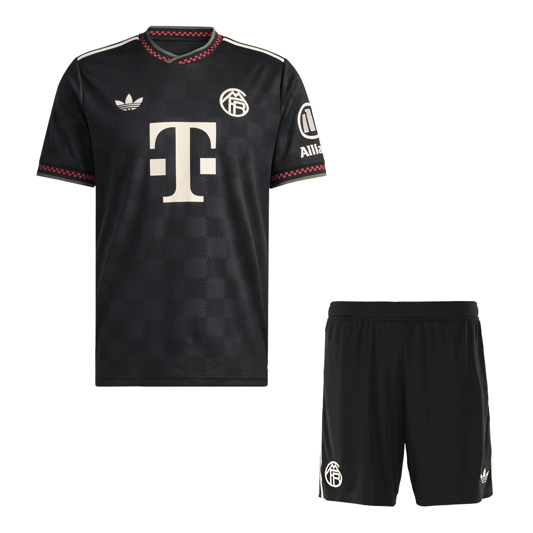 Bayern Munich Mens Third Away Soccer Kit 2025/26 Black
