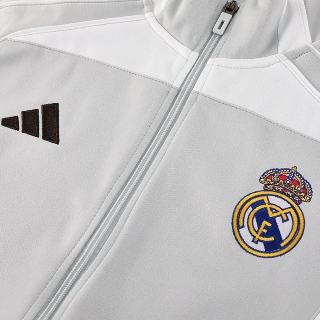 Real Madrid Mens Home Training Jacket 2025/26 Gray