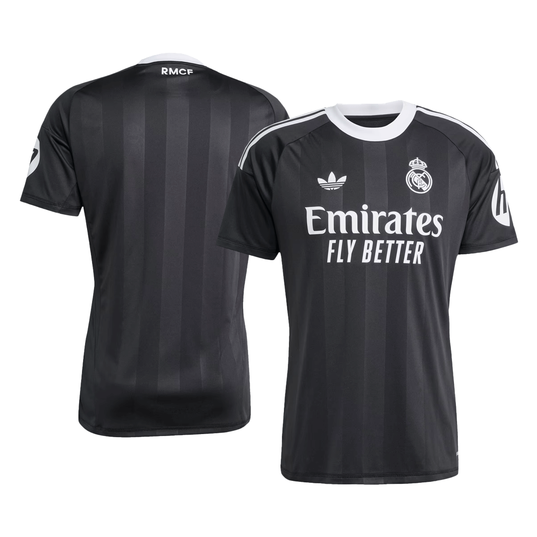 Real Madrid Mens Soccer Jersey 2025/26 Black
