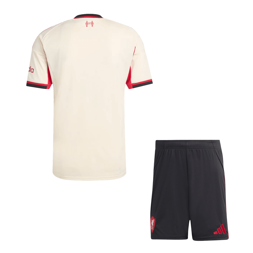 Liverpool Mens Away Soccer Kit 2025/26 White