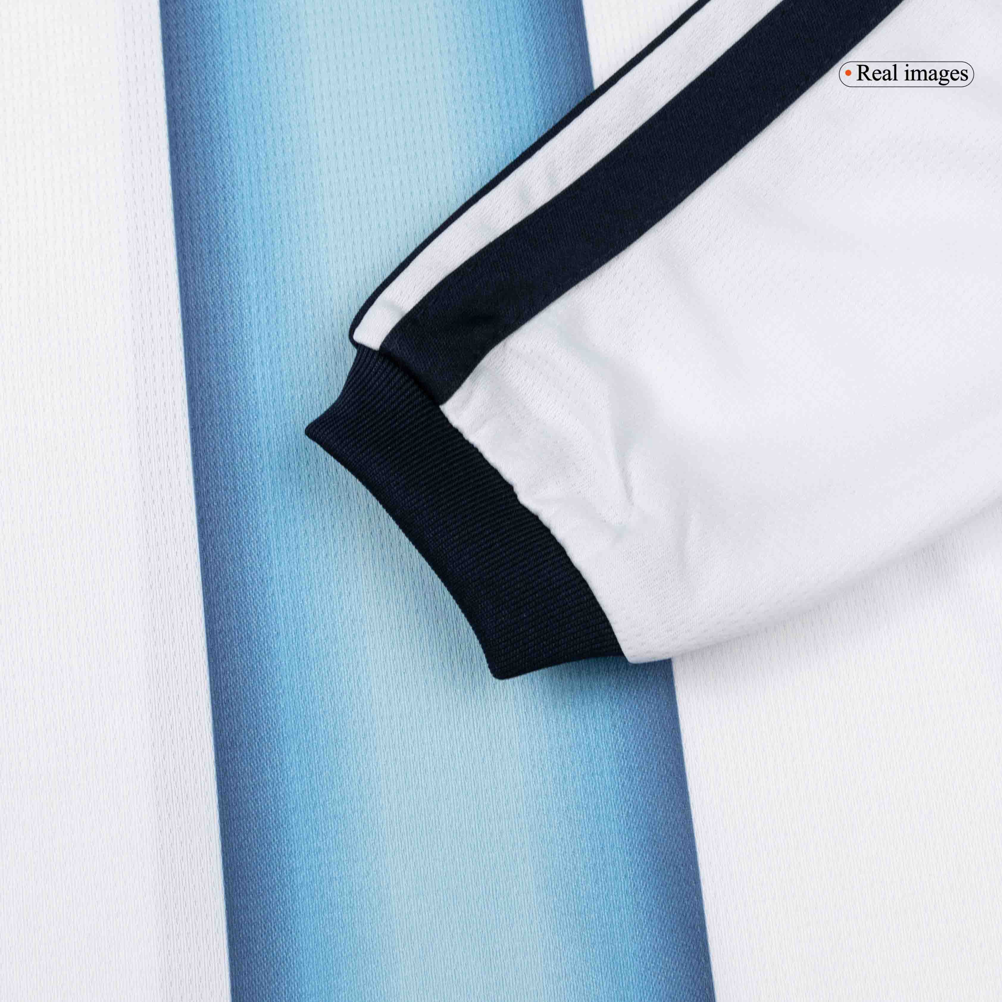 Argentina Mens Home Long Sleeve Soccer Jersey World Cup 2026 Blue&White