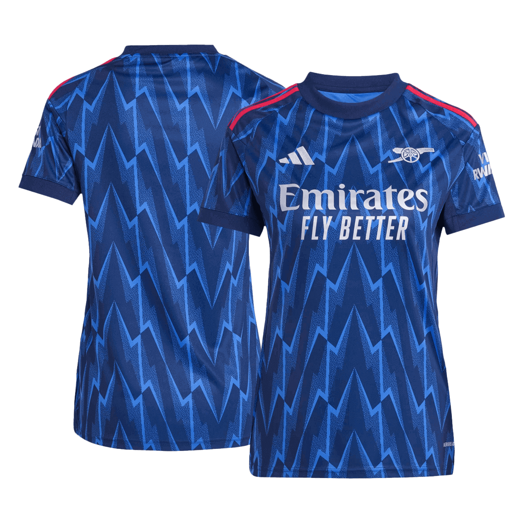 Arsenal Womens Away Soccer Jersey 2025/26 Blue