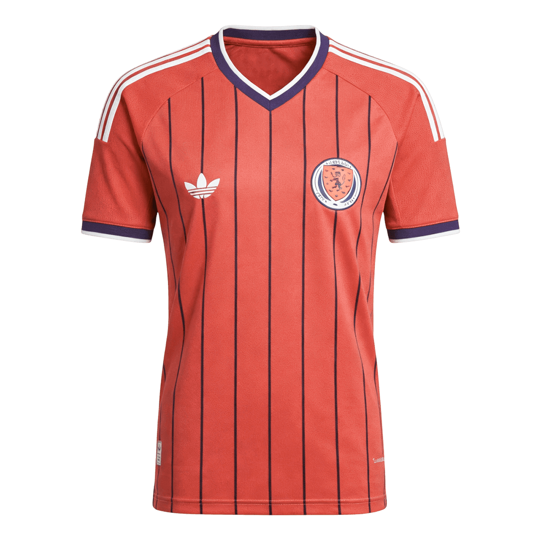 Scotland Mens Away Soccer Jersey World Cup 2026 Pink - Player Version