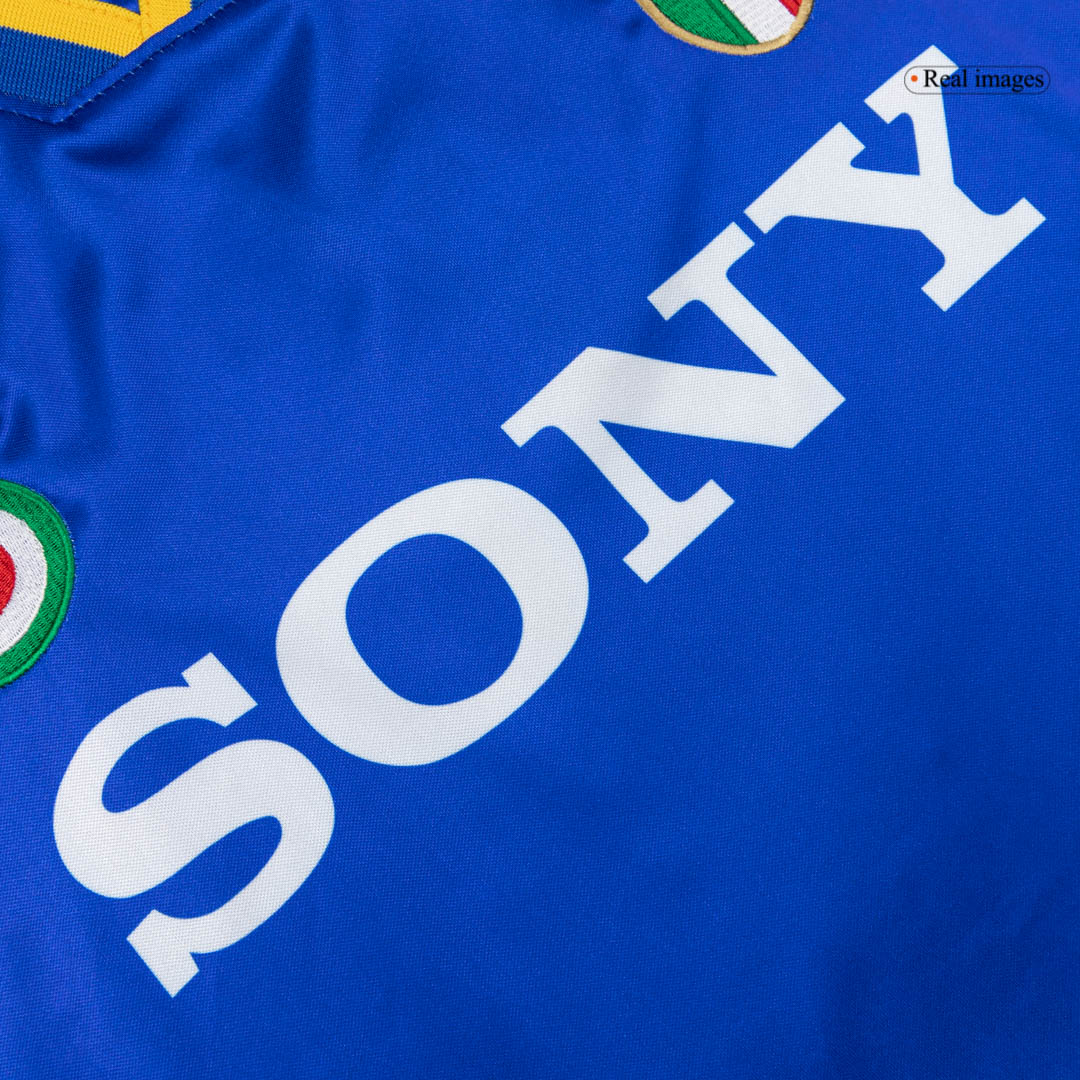 Retro Juventus Mens Away Soccer Jersey 1995/96 Blue