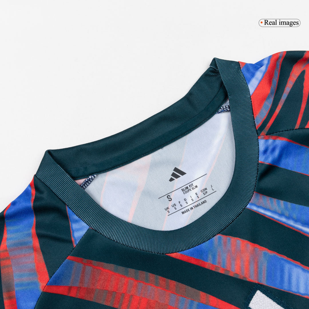 Arsenal Mens Pre-Match Soccer Jersey 2025/26 Blue&Red