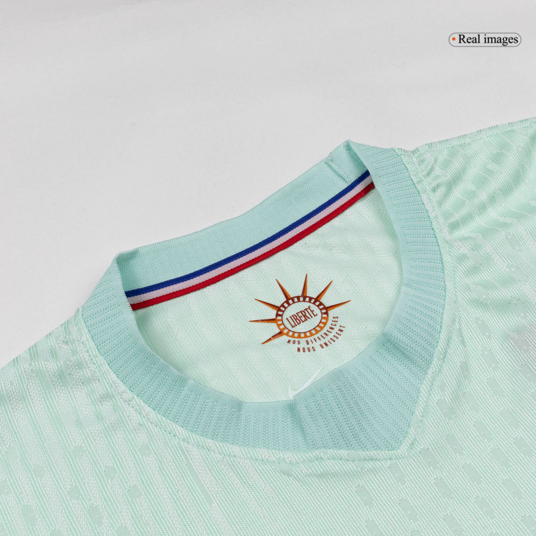 France Mens Away Soccer Jersey World Cup 2026 Green - Player Version