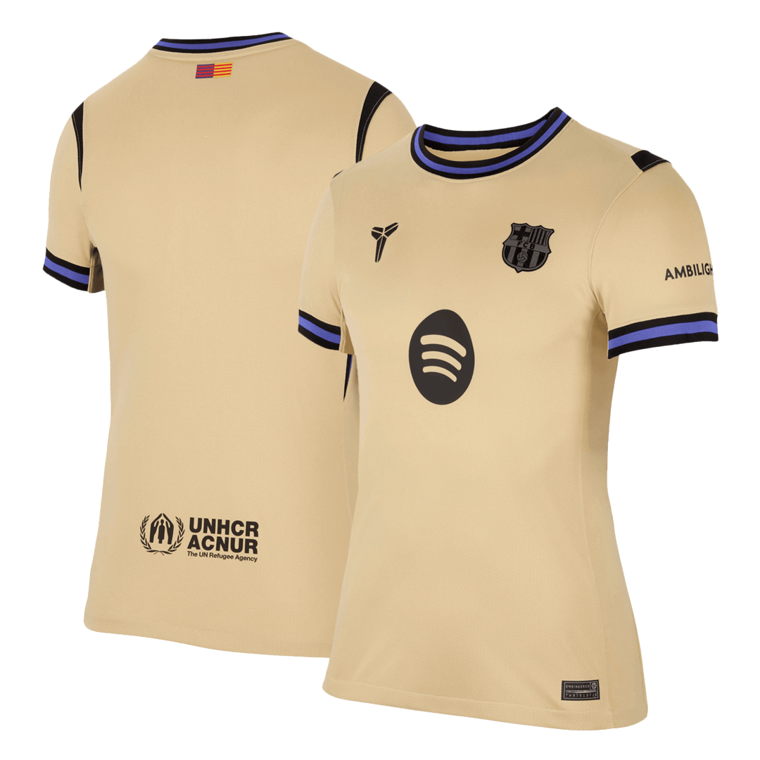 Barcelona Womens Away Soccer Jersey 2025/26 Yellow