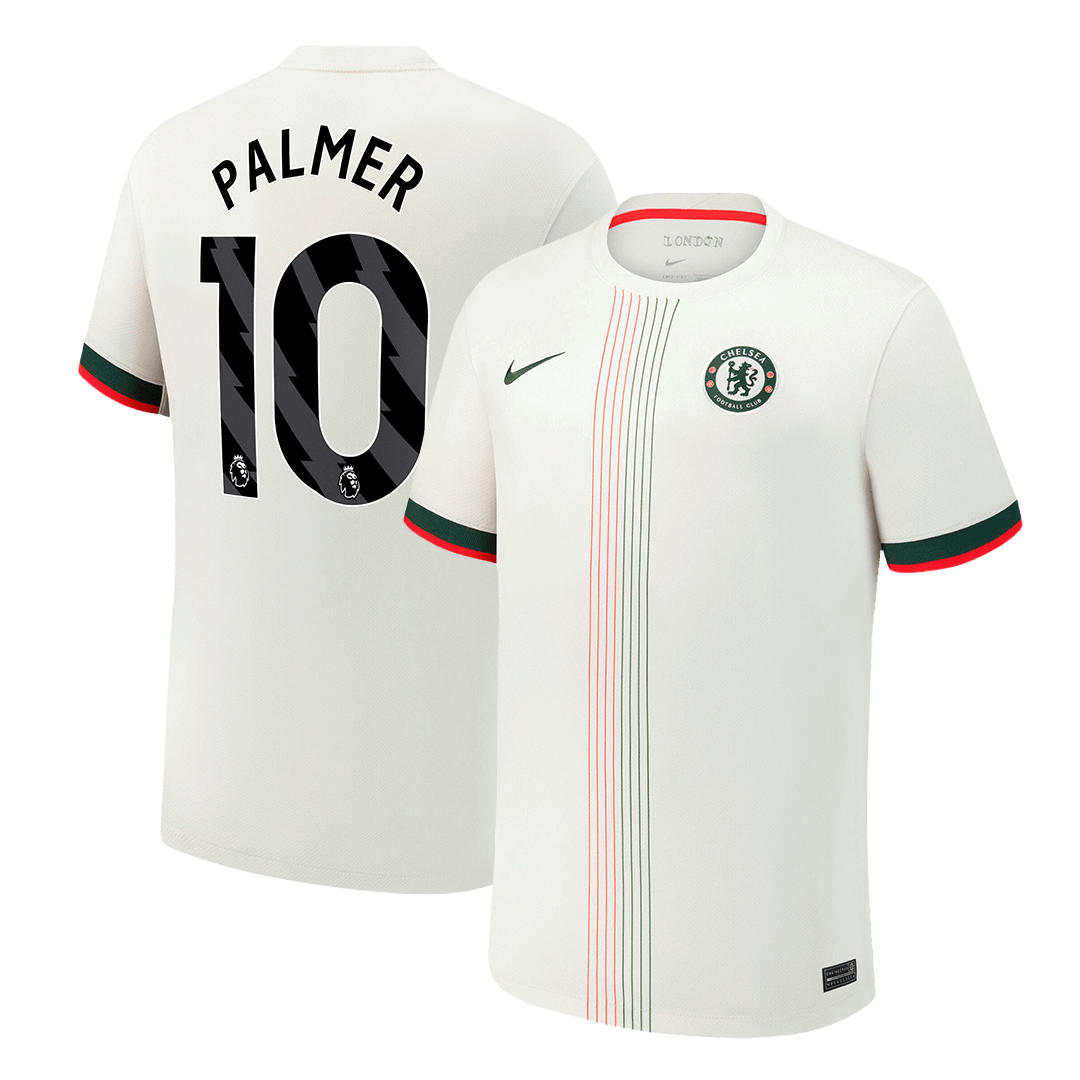 PALMER #10 Chelsea Mens Away Soccer Jersey 2025/26 White