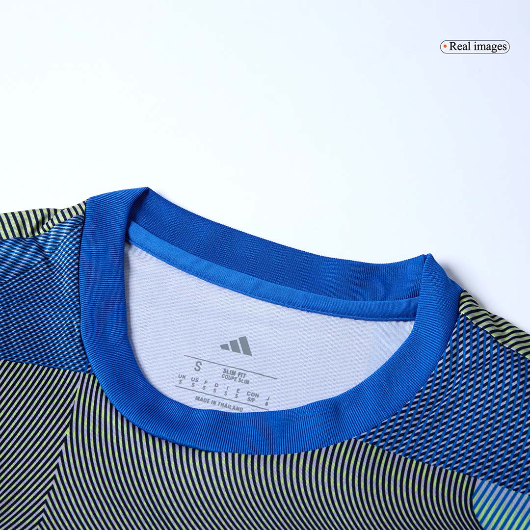 Real Madrid Mens Pre-Match Soccer Jersey 2025/26 Blue