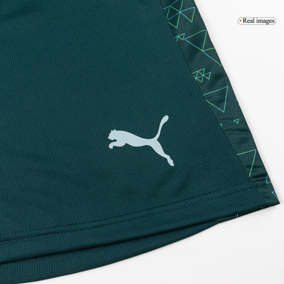 Manchester City Mens Fourth Away Soccer Kit 2025/26 Green