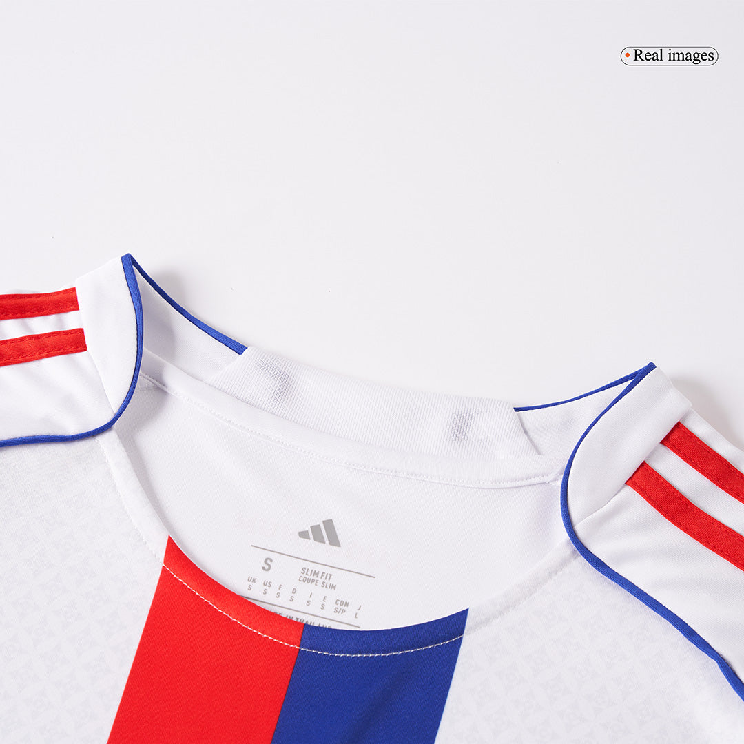 Olympique Lyonnais Mens Home Soccer Jersey 2025/26 White