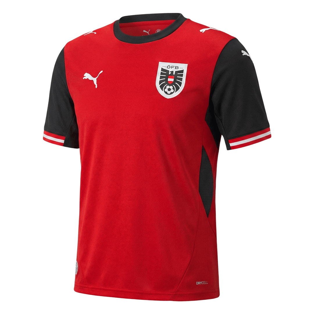 Austria Mens Home Soccer Jersey World Cup 2026 Red