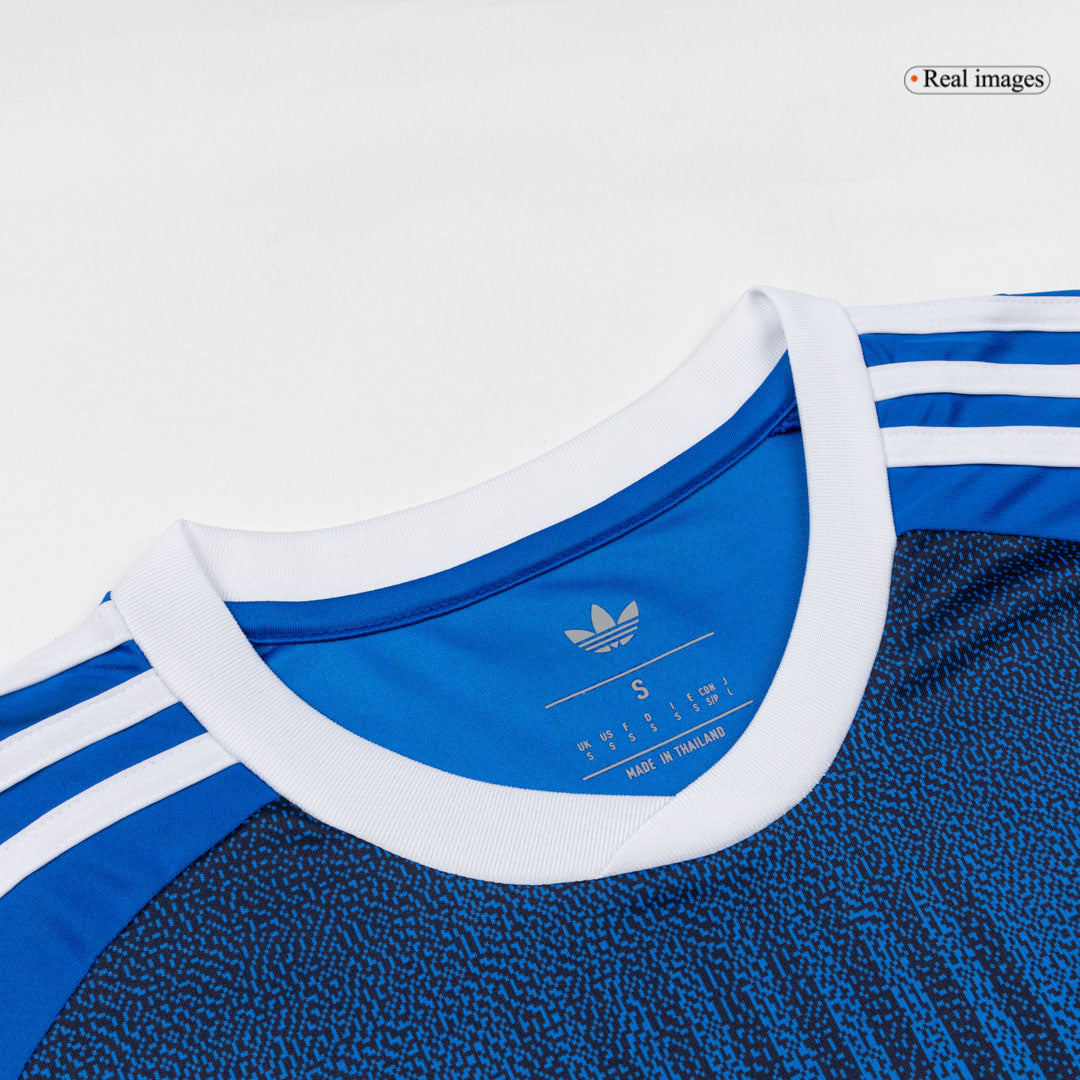 Greece Mens Away Soccer Jersey World Cup 2026 Blue