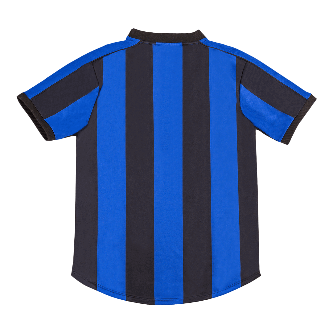 Retro Inter Milan Mens Home Soccer Jersey 1999/00 Blue&Black