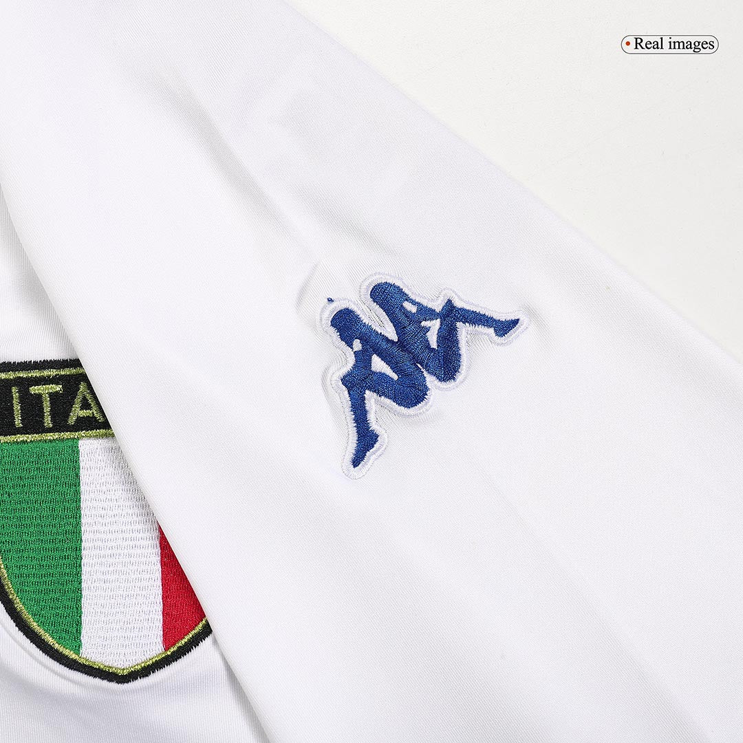 Retro Italy Mens Away Soccer Jersey World Cup 2002 White