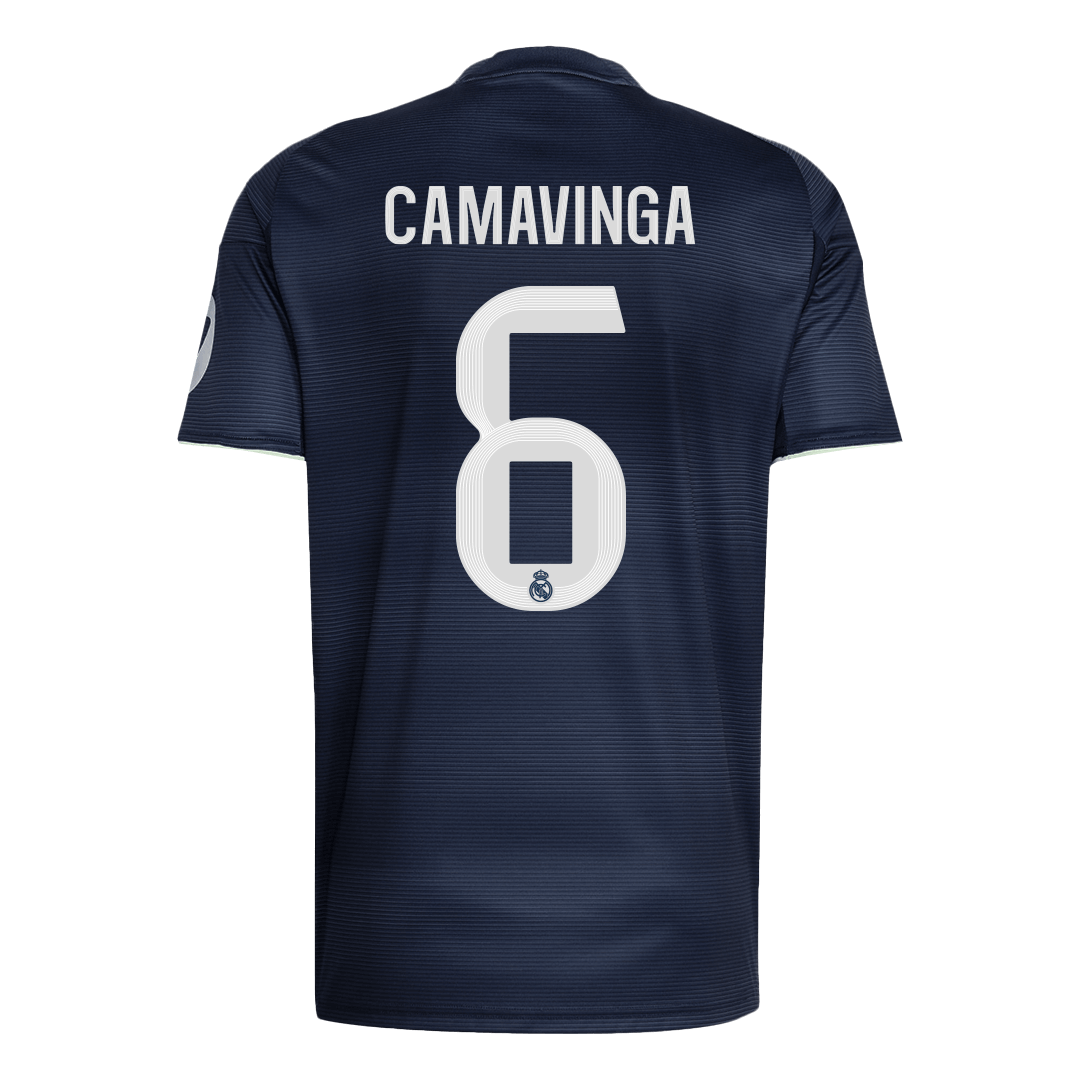 CAMAVINGA #6 Real Madrid Mens Away Soccer Jersey 2025/26 Navy [PREMIUM]