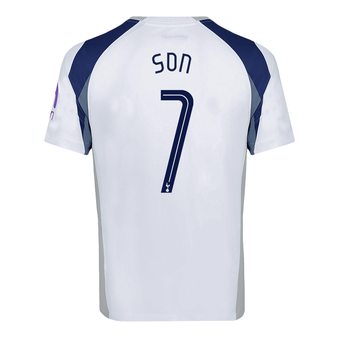SON #7 Tottenham Hotspur Mens Home Soccer Jersey UCL 2025/26 White