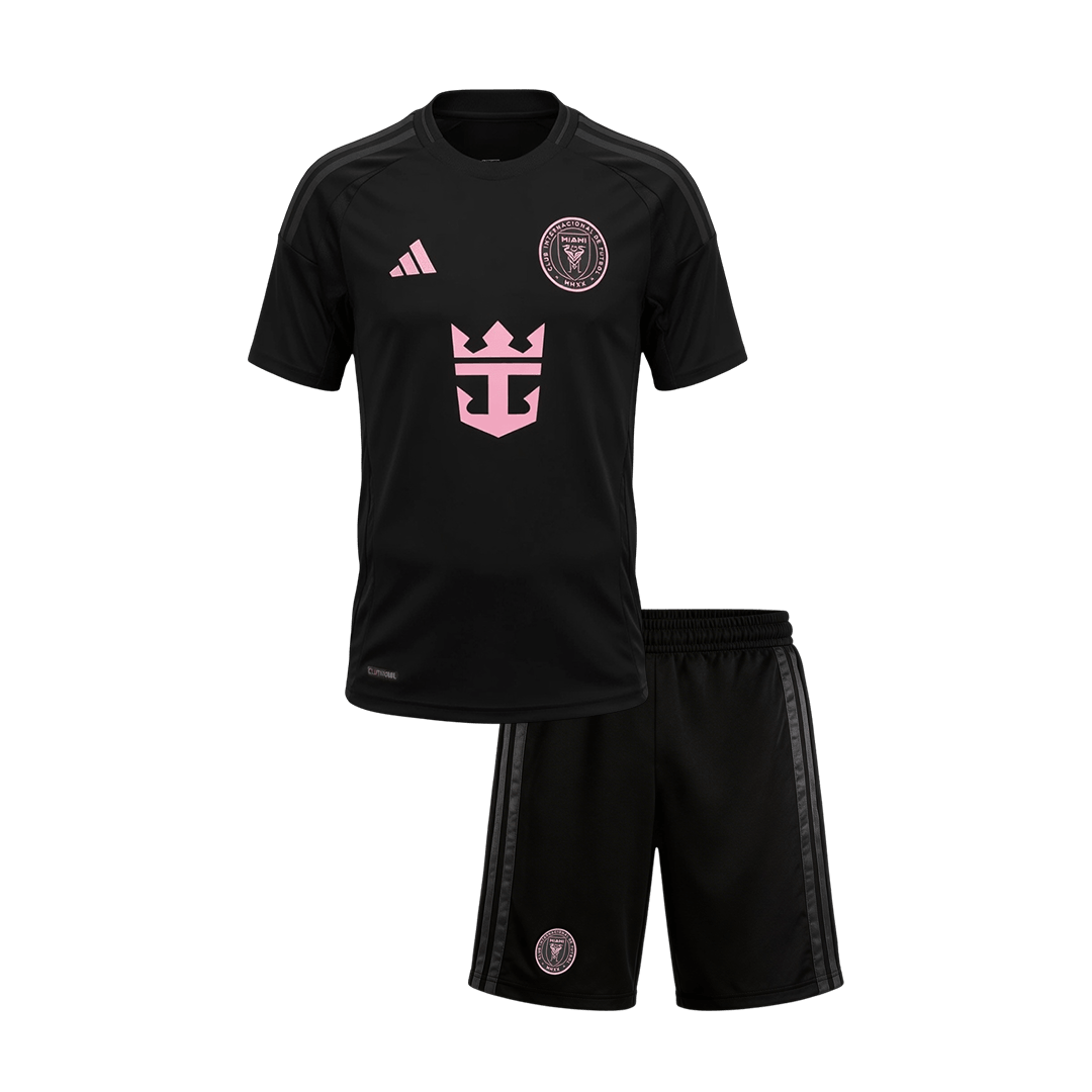 Inter Miami CF Kids Away Soccer Kit 2026 Black