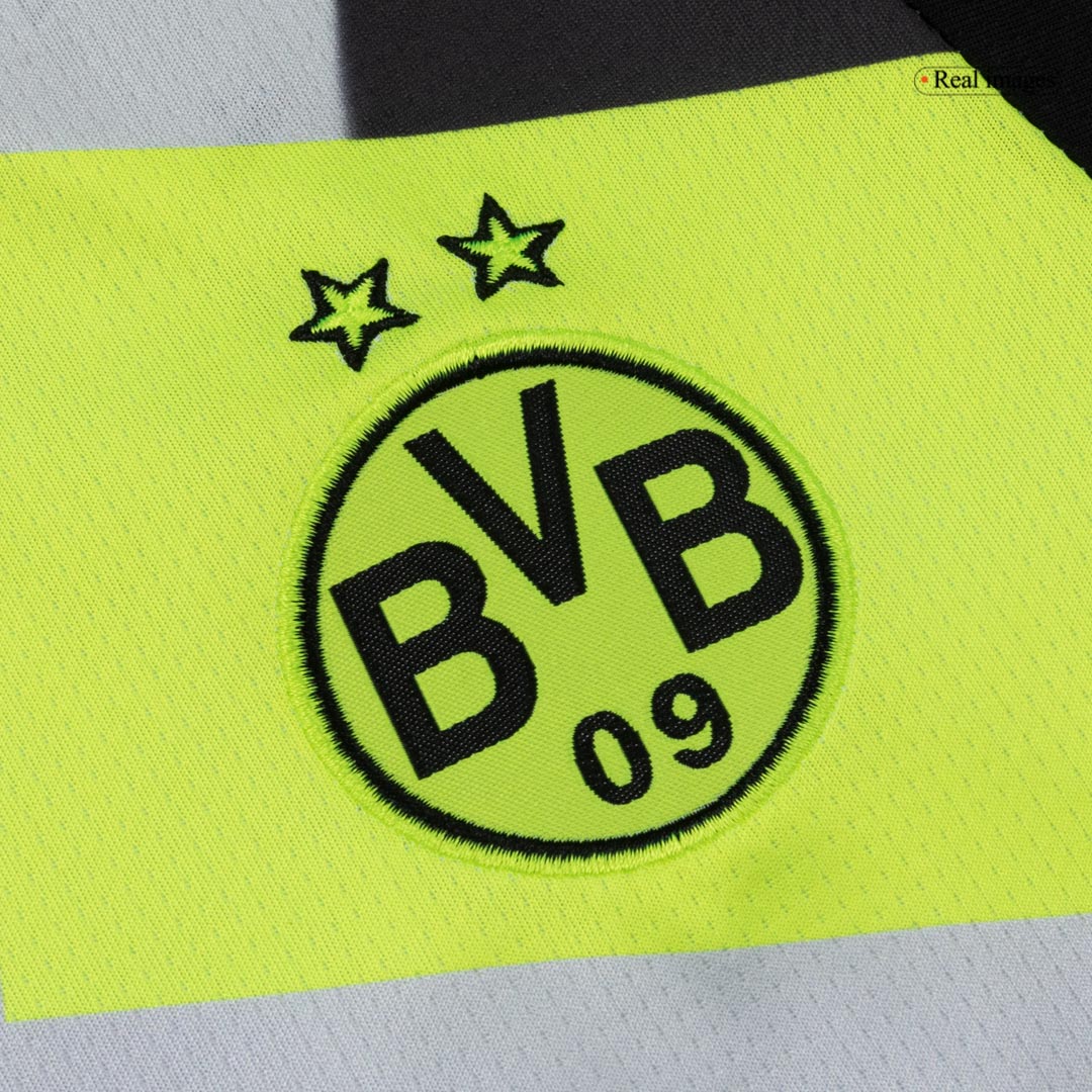 Borussia Dortmund Kids Away Soccer Kit 2025/26 Gray