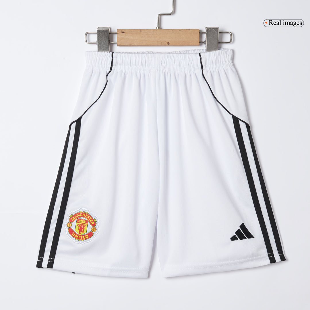 Manchester United Kids Home Soccer Kit 2025/26 Red