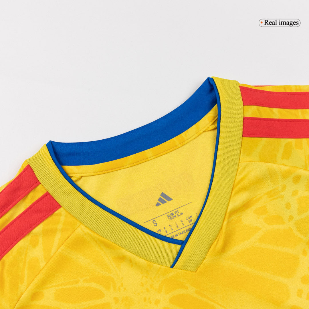 Colombia Mens Home Soccer Kit World Cup 2026 Yellow