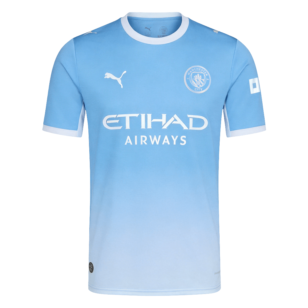 RODRIGO #16 Manchester City Mens Home Soccer Jersey 2026/27 Blue