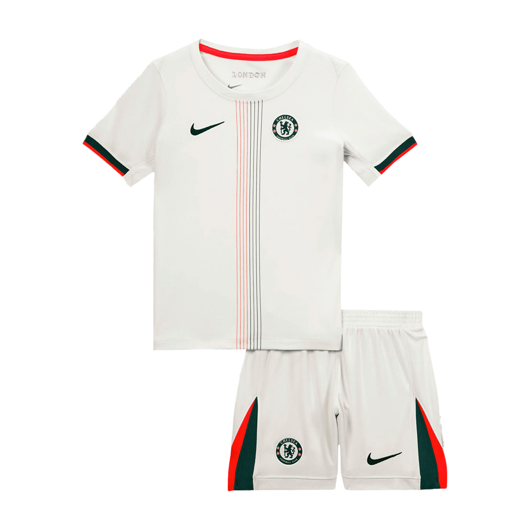 Chelsea Kids Away Soccer Kit 2025/26 White