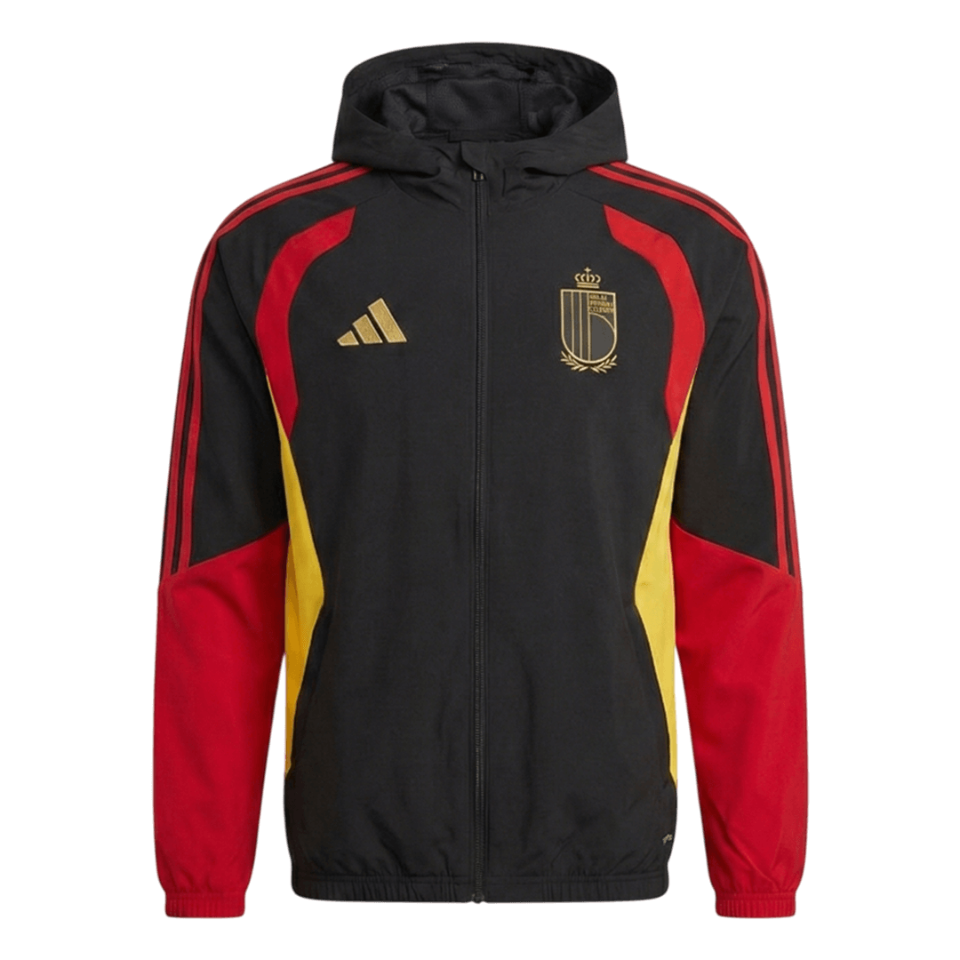 Belgium Mens Training Tracksuit Kit 2026 Red&Black