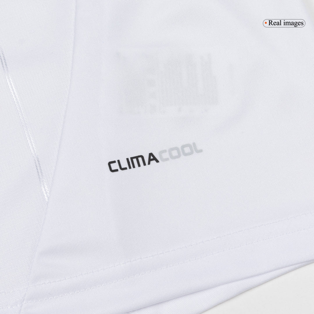 Retro Real Madrid Mens Home Long Sleeve Soccer Jersey 2012/13 White