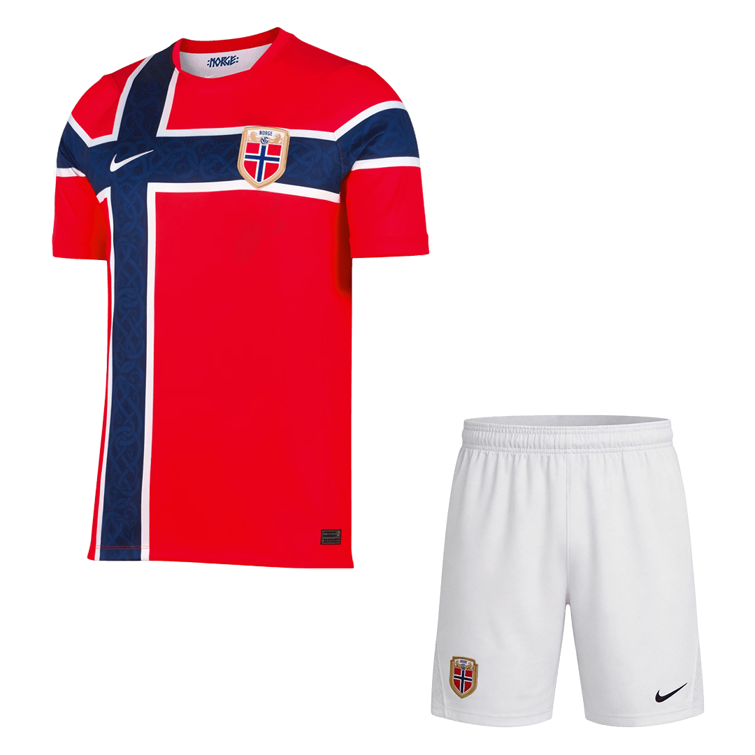 Norway Mens Home Soccer Kit World Cup 2026 Red&White