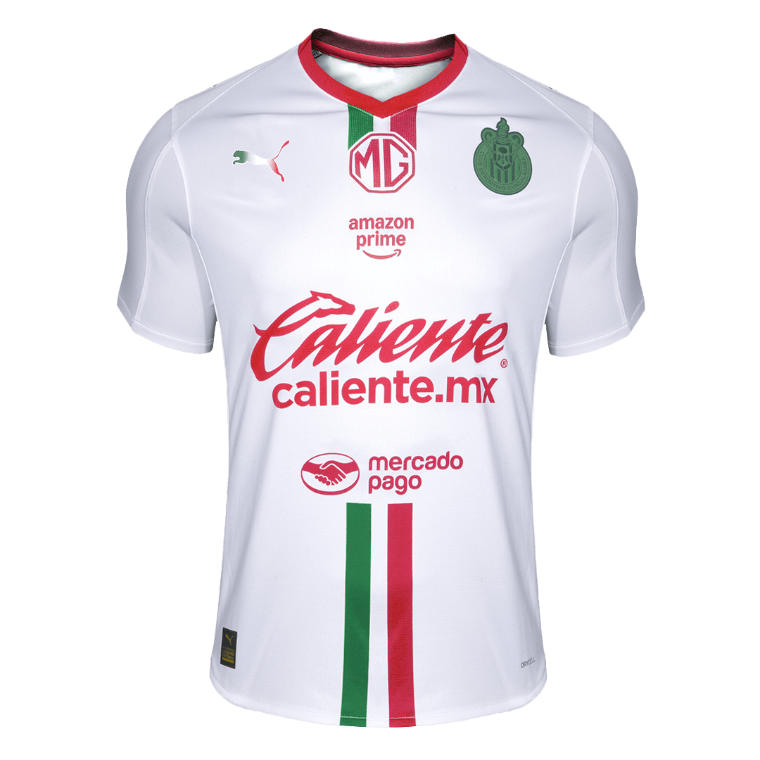 Chivas Mens Away Soccer Jersey 2025/26 White