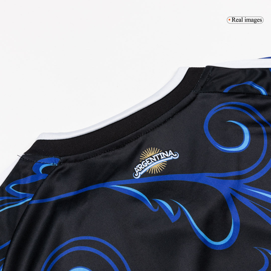 Argentina Womens Away Soccer Jersey World Cup 2026 Black