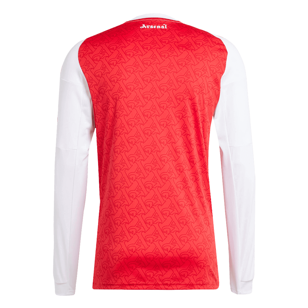 Arsenal Mens Home Long Sleeve Soccer Jersey 2025/26 Red