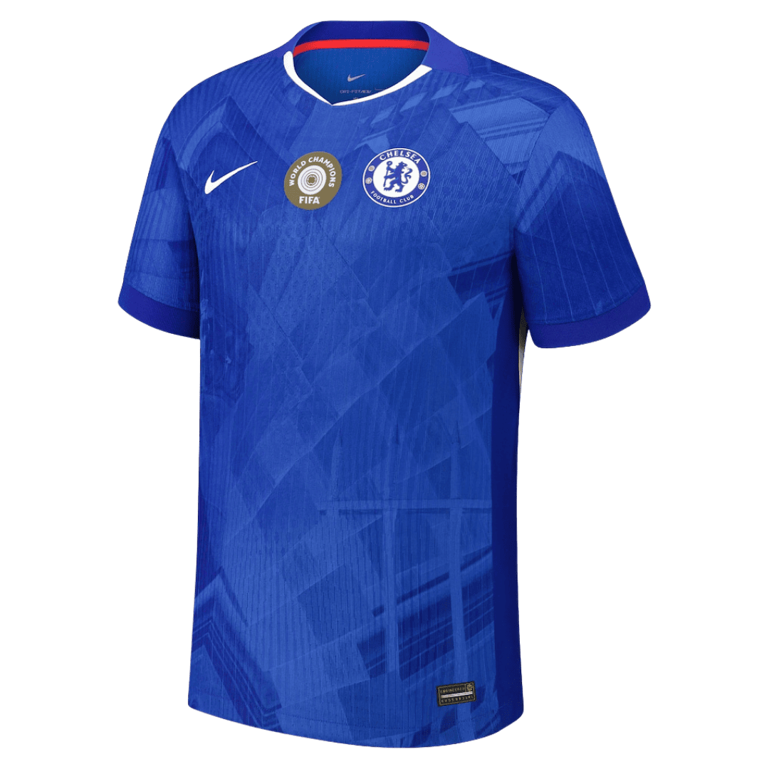 WORLD CHAMPIONS #25 Chelsea Mens Home Soccer Jersey 2025/26 Blue - Player Version
