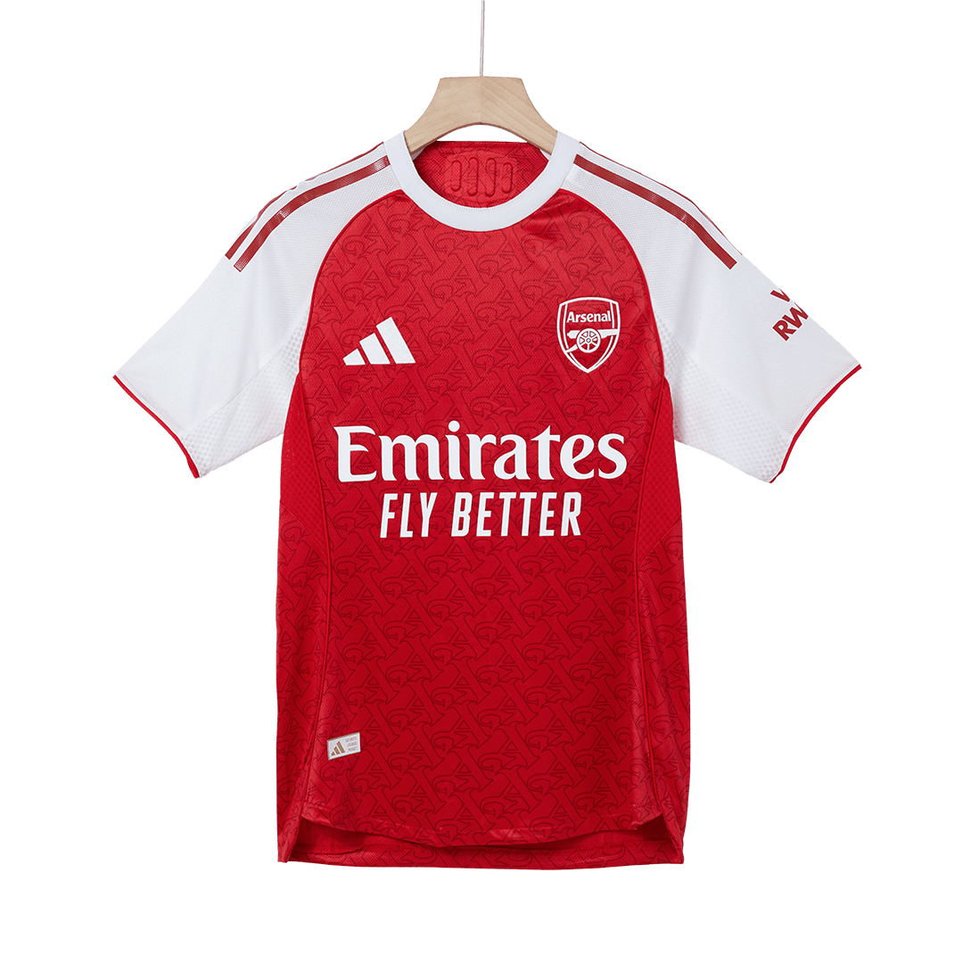 SAKA #7 Arsenal Mens Home Soccer Jersey 2025/26 Red - Player Version