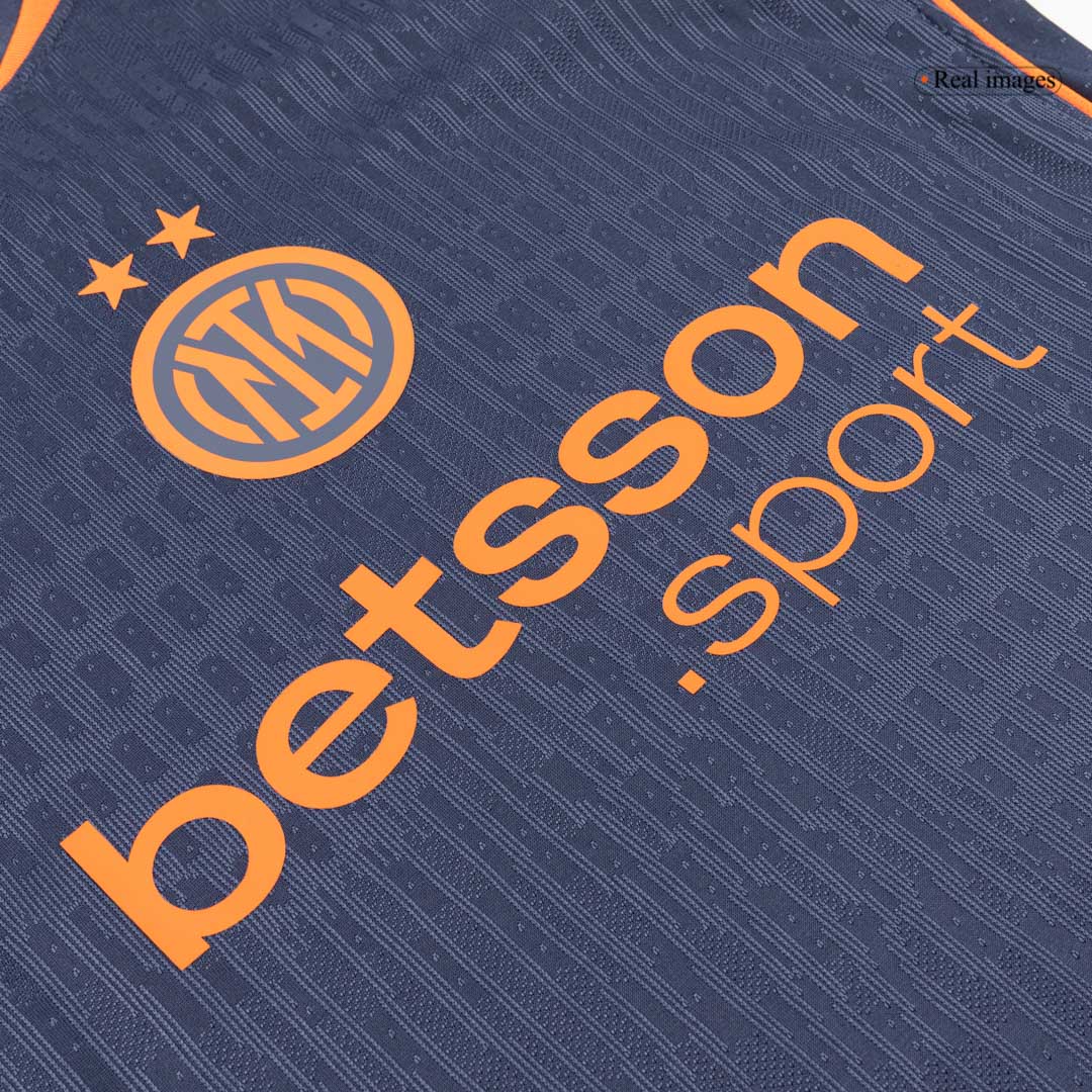Inter Milan Mens Third Away Soccer Jersey 2025/26 Navy - Player Version