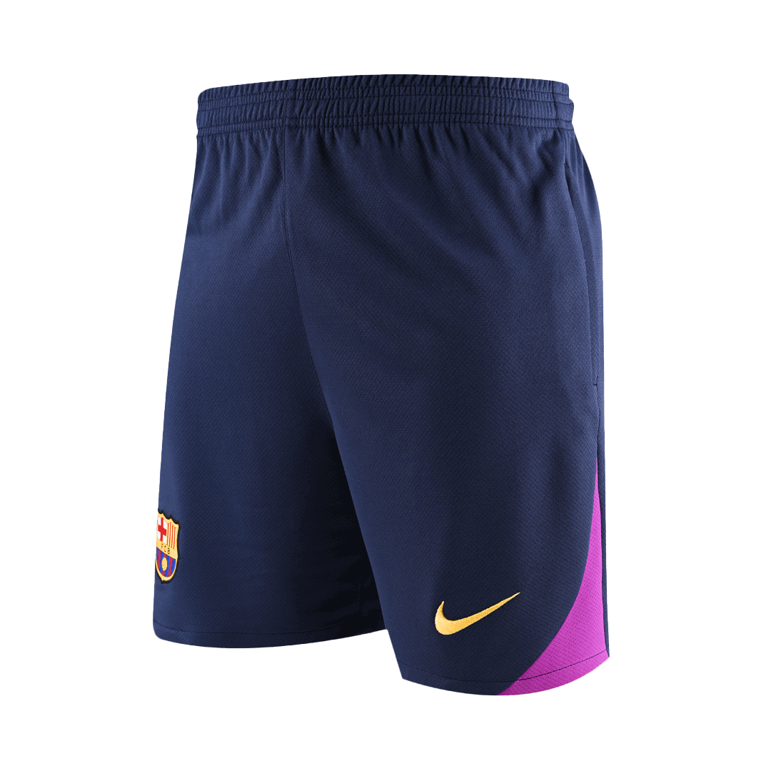 Barcelona Mens Pre-Match Soccer Shorts 2025/26 Navy