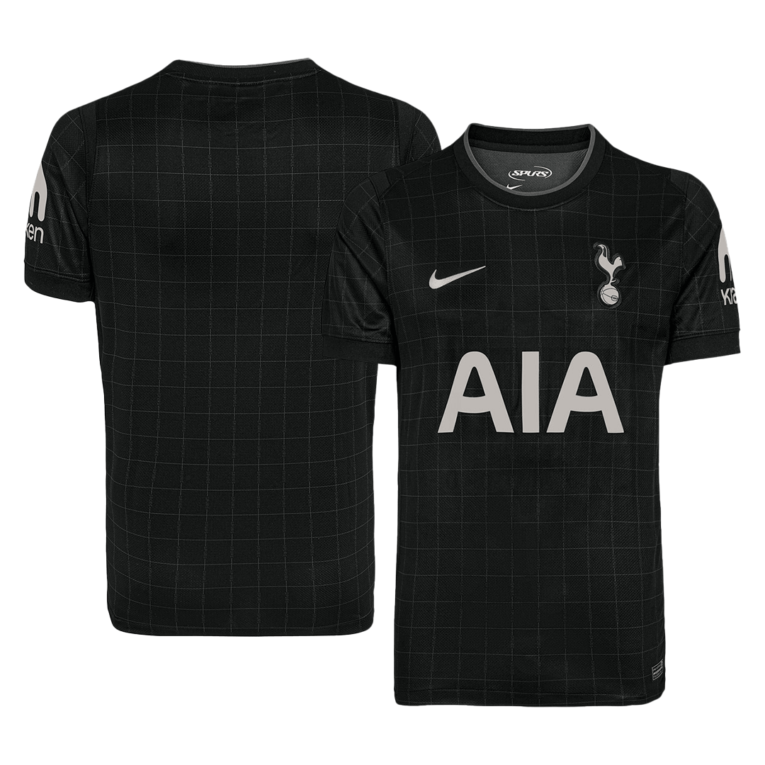 Tottenham Hotspur Mens Away Soccer Jersey 2025/26 Black