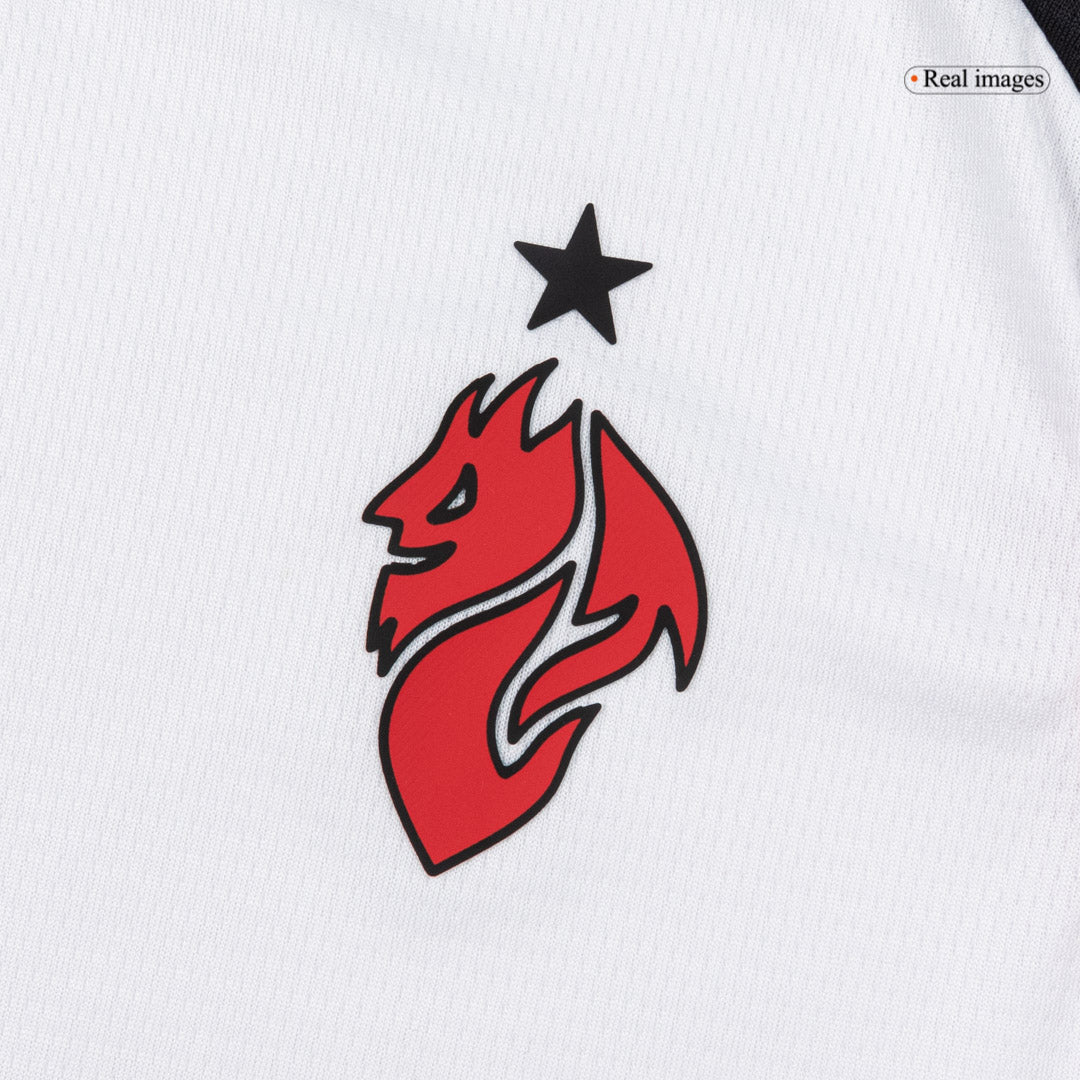 AC Milan Kids Away Soccer Kit 2025/26 White