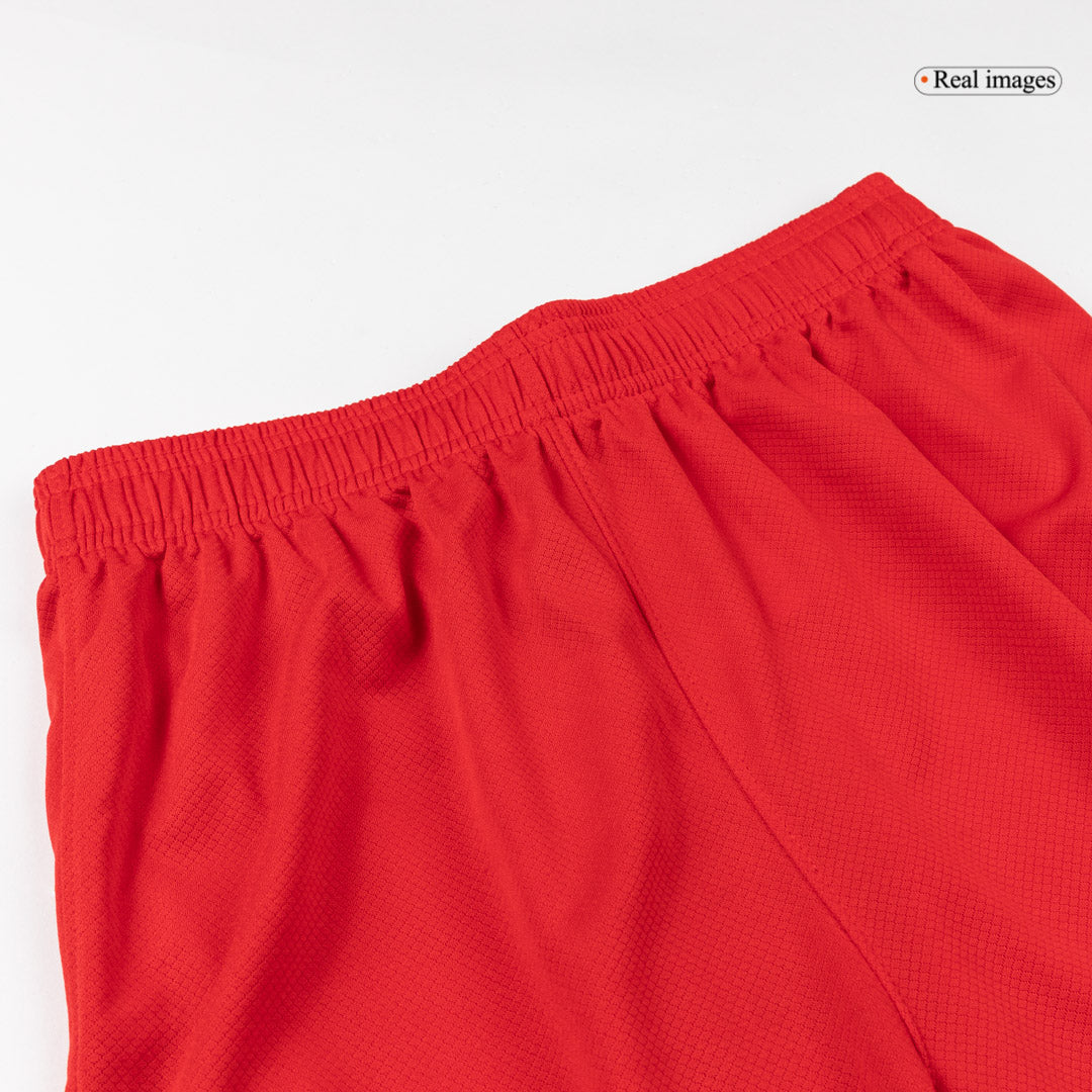 PSG Mens Third Away Soccer Shorts 2025/26 Red