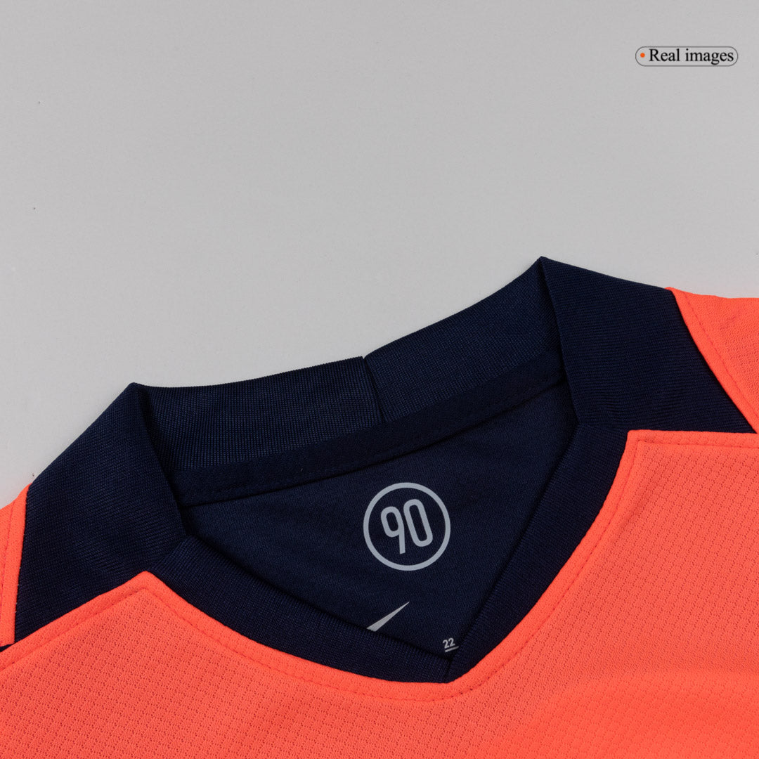 Barcelona Kids Third Away Soccer Full Set 2025/26 Orange