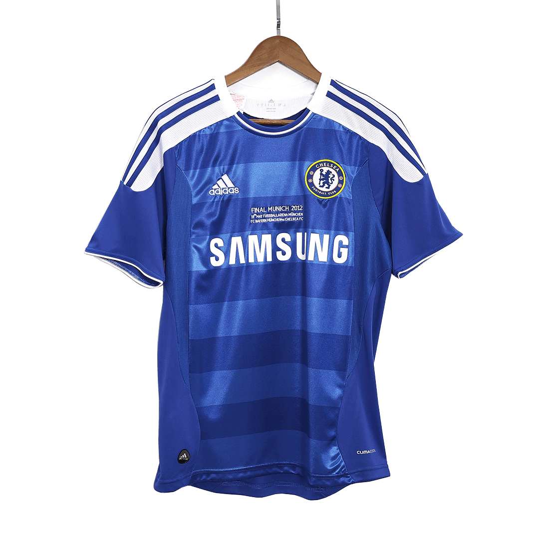 Retro Chelsea Mens Home Soccer Jersey UCL 2011/12 Blue