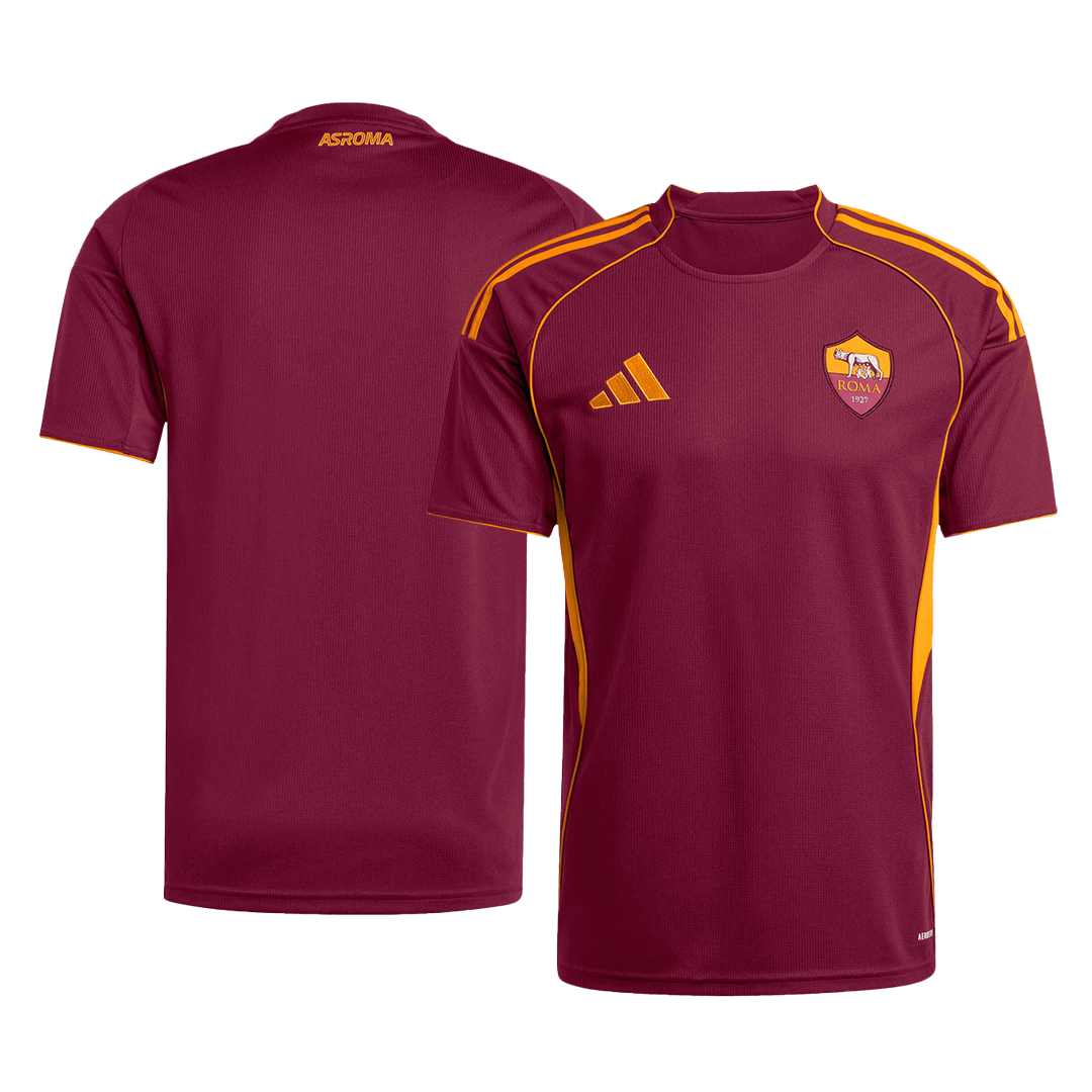 Roma Mens Home Soccer Jersey 2025/26 Red