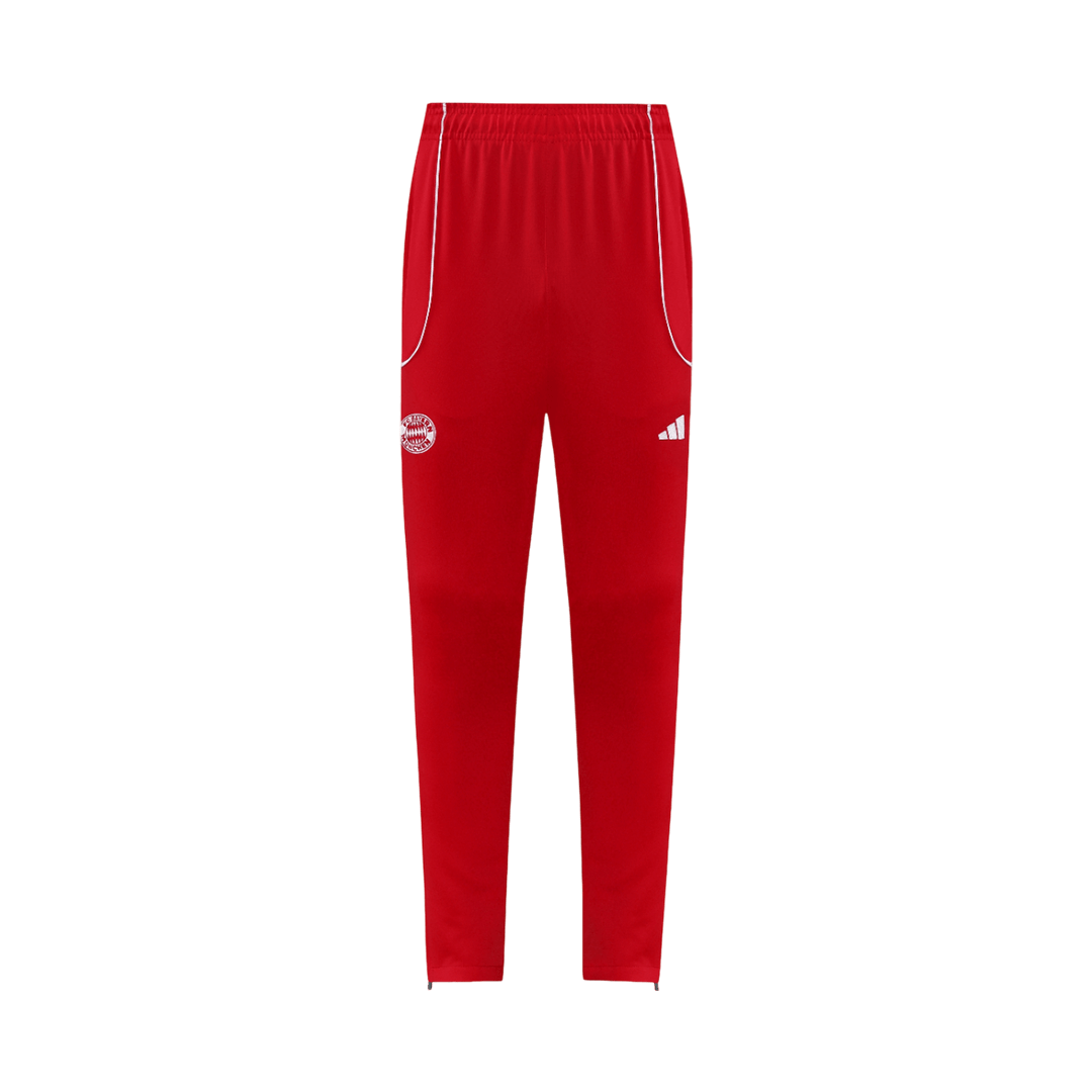 Bayern Munich Mens Training Tracksuit Kit 2025/26 Red